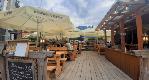 Restauracja Kasprowy Wierch Zakopane - ogródek